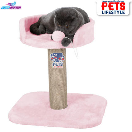 Furrlovers Activity Kitten Cat Tree  Hanging Ball | Top Seat | Jute Rope Scratching Post