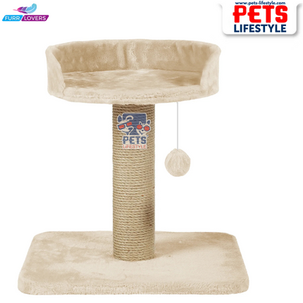 Furrlovers Activity Kitten Cat Tree  Hanging Ball | Top Seat | Jute Rope Scratching Post