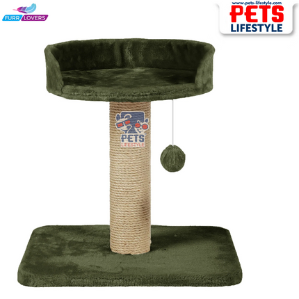 Furrlovers Activity Kitten Cat Tree  Hanging Ball | Top Seat | Jute Rope Scratching Post