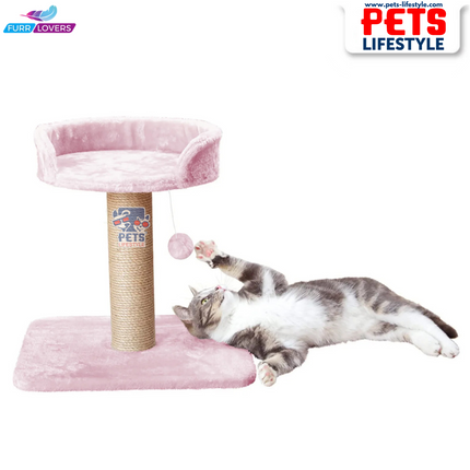 Furrlovers Activity Kitten Cat Tree  Hanging Ball | Top Seat | Jute Rope Scratching Post