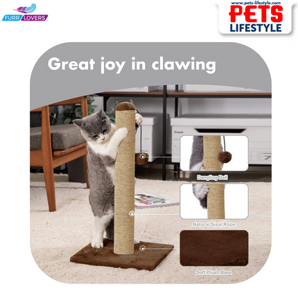 Cat Scratching Post Tree with Dangling Ball (16 x 14)