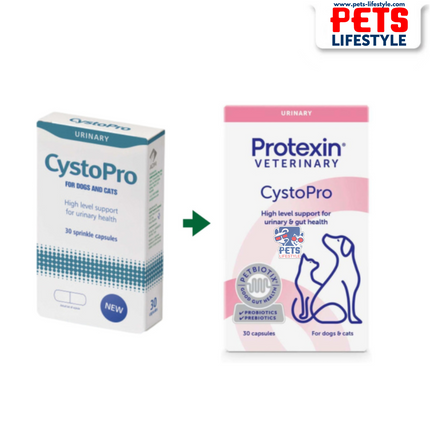 CystoPro - Urinary Capsules for Dogs & Cats 30 Capsules