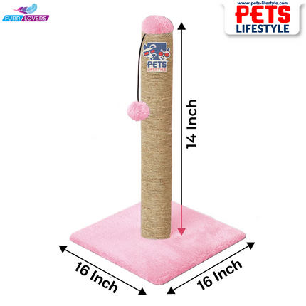 Cat Scratching Post Tree with Dangling Ball (16 x 14)