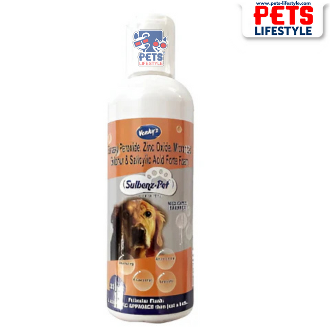 Venworld Sulbenz Pet Shampoo – Medicated Shampoo for Dogs & Cats (200 ml)
