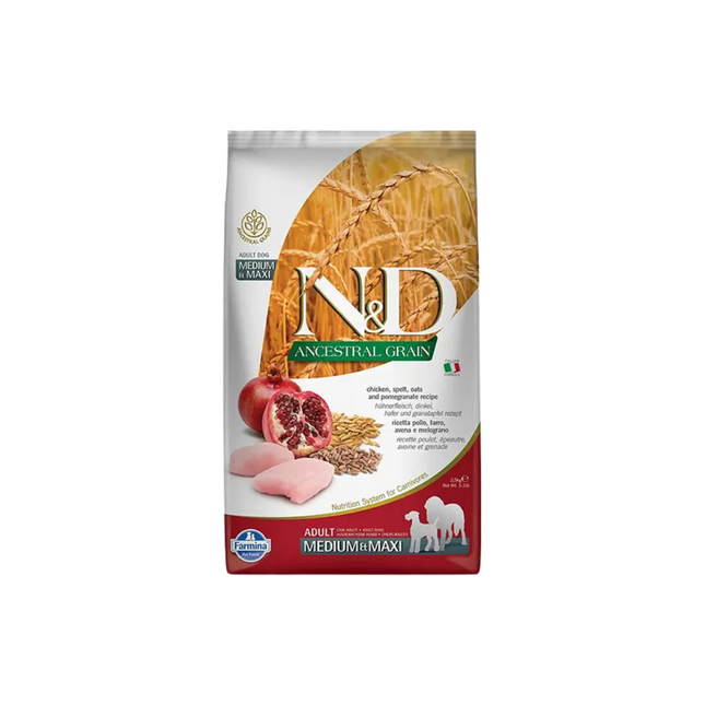 Farmina N&D Ancestral Chicken Senior Adult Medium / Maxi Dry Dog Food