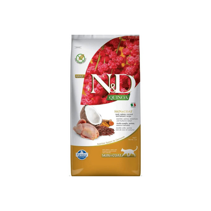 Farmina N&D Quinoa Skin & Coat Quail Adult Dry Cat Food