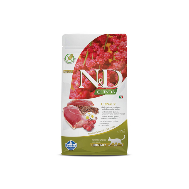 Farmina N&D Quinoa Urinary Duck Adult Dry Cat Food