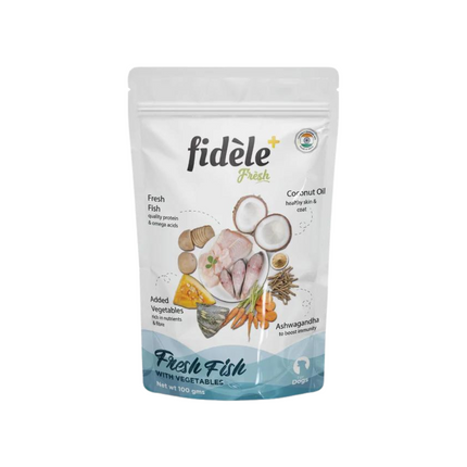 Fidele+ Fresh Fish With Vegetables Pouch 100 Gm