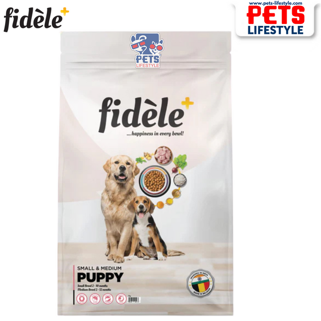 Fidele Dry Dog Food Small & Medium Puppy