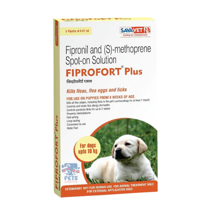 Fiprofort Plus Spot-On Solution For Puppies 10 kg
