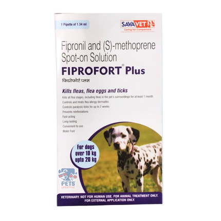 Fiprofort Plus Spot-On Solution For Puppies 10 - 20 kg