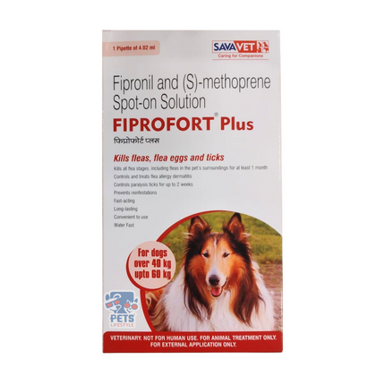 Fiprofort Plus Spot Ticks & Fleas Solution for Dogs