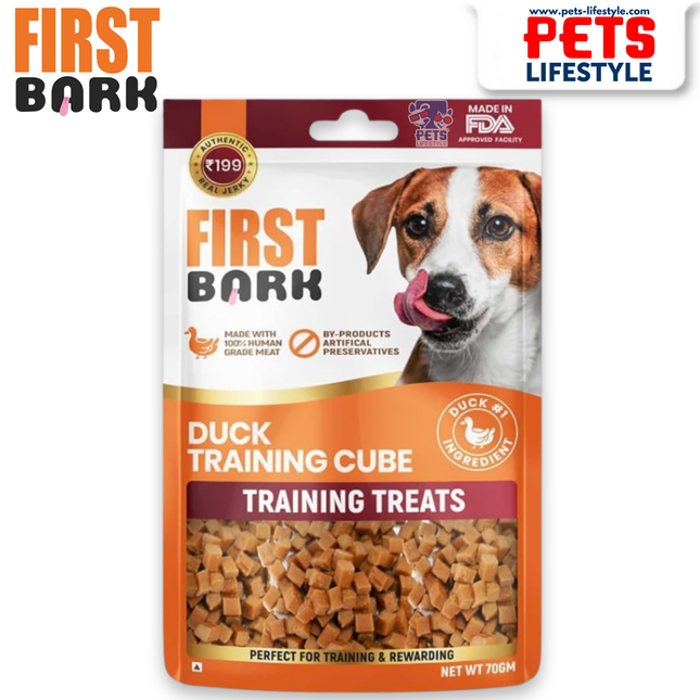 First Bark Duck Training Cubes (70g)
