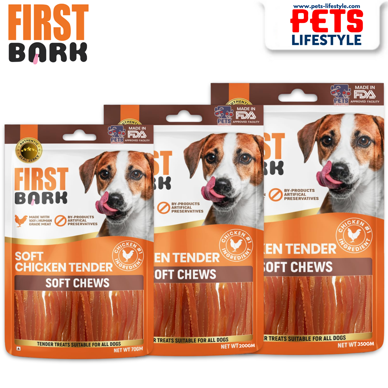 First Bark Soft Chicken Tender Dog Treats - Main Image