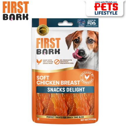 First Bark Soft Chicken Breast Snacks Delight
