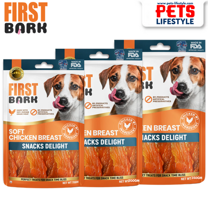 First Bark Soft Chicken Breast Snacks Delight