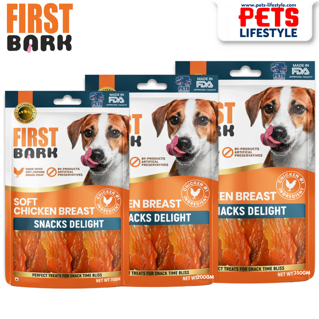 First Bark Soft Chicken Breast Snacks Delight