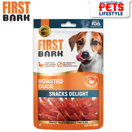 First Bark Roasted Duck Snacks Delight Dog Treats