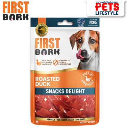 First Bark Roasted Duck Snacks Delight Dog Treats