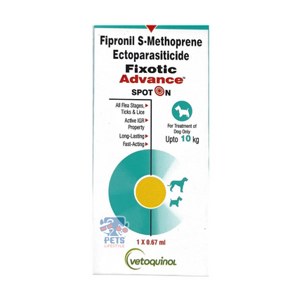 Fipronil S-Methoprene Ectoparasiticide Fixotic Advance Spot On