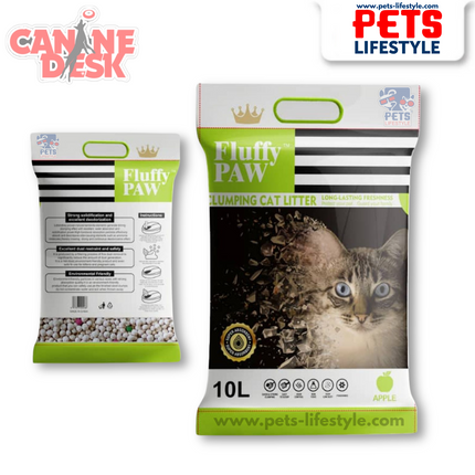 Fluffy PAW Apple Scented Cat Litter – Fast Clumping, Dust-Free