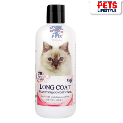 Forcans Long Coat Shampoo & Conditioner for Cats – 300 ml