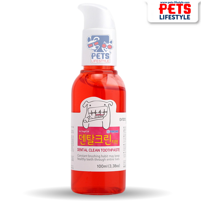 Forcans Dental Clean Toothpaste for Dogs and Cats – 100 ml (Strawberry Flavor)