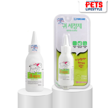 Forcans Good Ear – Gentle Ear Cleanser for Dogs (100 ml)