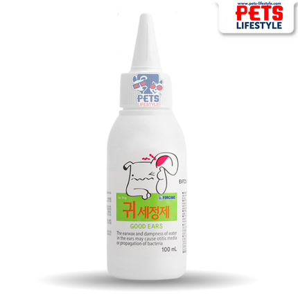 Forcans Good Ear – Gentle Ear Cleanser for Dogs (100 ml)