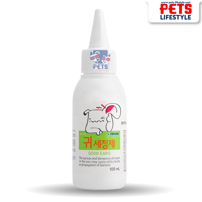 Forcans Good Ear – Gentle Ear Cleanser for Dogs (100 ml)