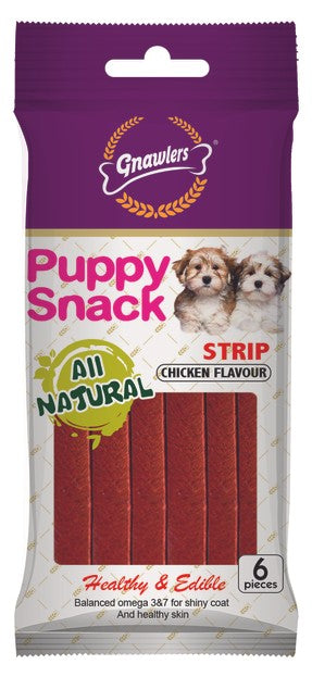 Gnawlers Puppy Snacks strip -80gm