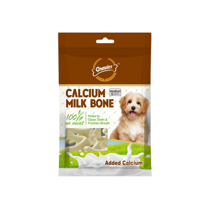 Gnawlers Calcium Milk Bone Dog Treats