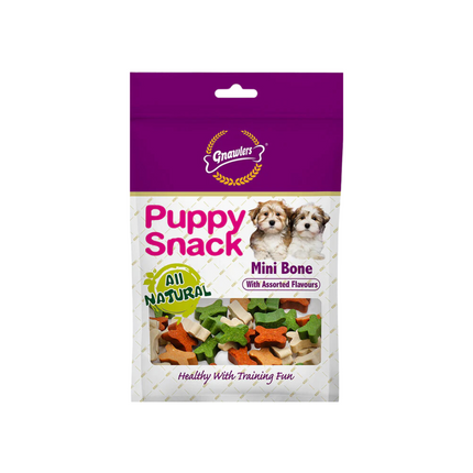 Gnawlers Chicken Snack Mini Bone Treat For Puppy - 250 g