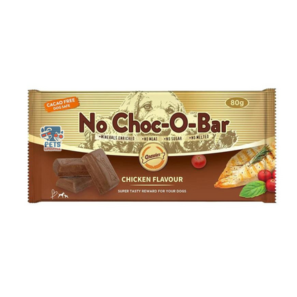 Gnawlers No Choc-O-Bar- Chicken Flavour - 80g