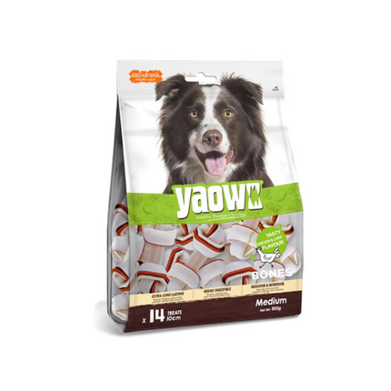 Gnawlers Yaowo Knotted Chicken & Liver Dog Treat