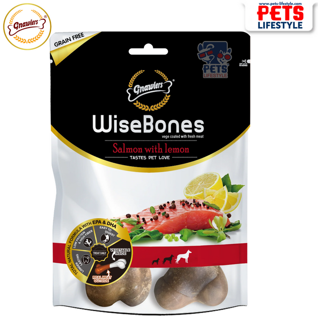 Gnawlers Wise Bone, Salmon with Lemon