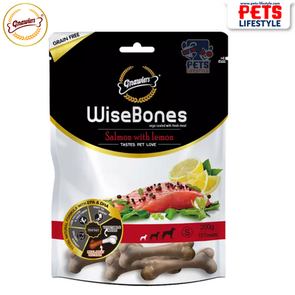 Gnawlers Wise Bone, Salmon with Lemon