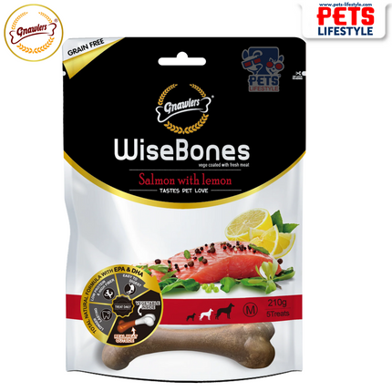 Gnawlers Wise Bone, Salmon with Lemon