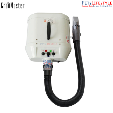 Groo Master VA22-2300 Wall Mount Hair Dryer for Pets – Dual Motor Professional Grooming Dryer