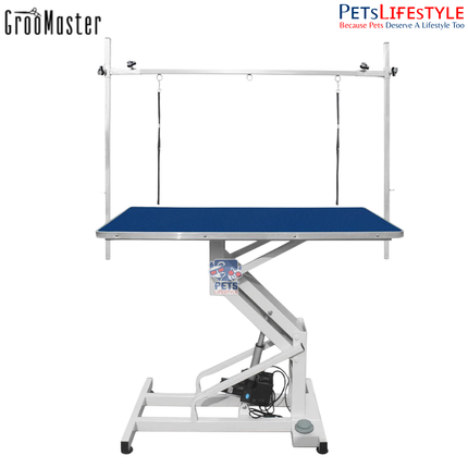 Groo Master N-106 Electric Lifting Grooming Table – Foot-Controlled Adjustable Silicone-Top Table