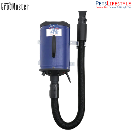 Groo Master VBS-2400 Wall Hanging Pet Dryer – 2200W Professional Dual-Temperature Grooming Dryer