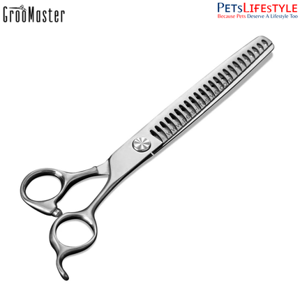 Groo Master 7" Chunker Shears – Japanese 440C Steel Professional Texturizing Scissors