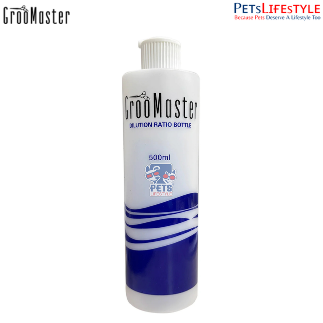 Groo Master Shampoo Dilution Bottle – 500ml | Professional Ratio Mixing Bottle