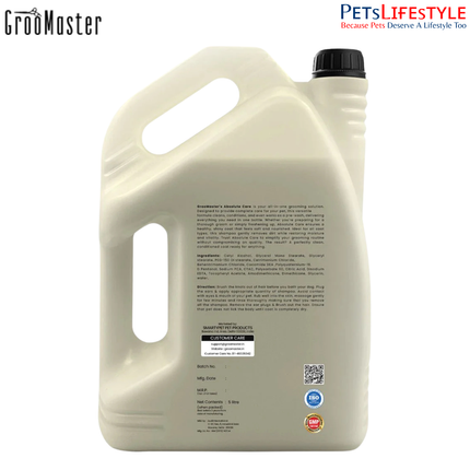 GrooMaster Silky Smooth Conditioner – 5L | Professional 10:1 Deep Conditioning Formula