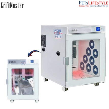 Groo Master L-58 Pet Cabinet Dryer – Intelligent Drying Cabin with Infrared, Ionizer & Aroma Therapy