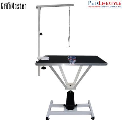 Groo Master N-203C Hydraulic Grooming Table – Stable Lift Table with Non-Slip Surface