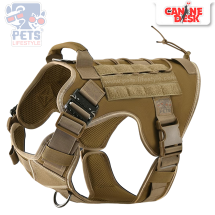 Tactical Dog Harness – Heavy Duty No-Pull Vest with Handle
