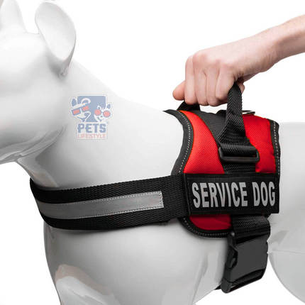 Canine Desk (Service Dog) Harness, Easy Control Chest Body Belt for Dogs