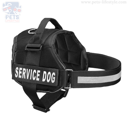 Canine Desk (Service Dog) Harness, Easy Control Chest Body Belt for Dogs