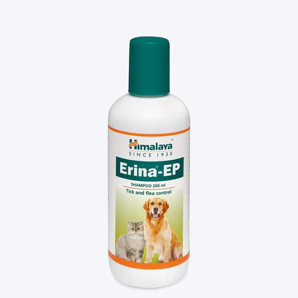 Himalaya Erina-EP Tick and Flea Control Shampoo, 200 ml & Erina-EP Shampoo, 450 ml